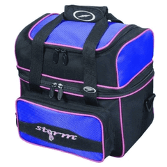 STORM 4ボールボウリングバッグ　ブラックパープル Storm 1 Ball Flip Purple Bowling Bag