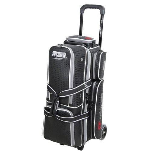 Storm Rolling Thunder 3 Ball Roller Signature Black Diamond Bowling Bag - BowlersParadise.com