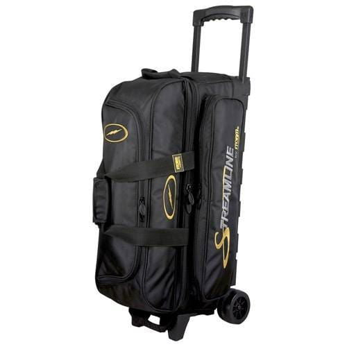 Storm Streamline 3 Ball Roller Black Bowling Bag - BowlersParadise.com