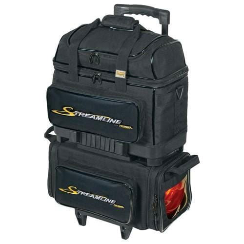 Storm Streamline 4 Ball Roller Black Bowling Bag - BowlersParadise.com