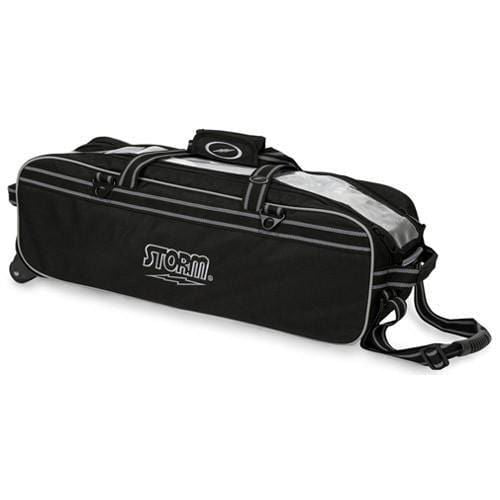 Storm Tournament Travel 3 Ball Tote Black Bowling Bag - BowlersParadise.com