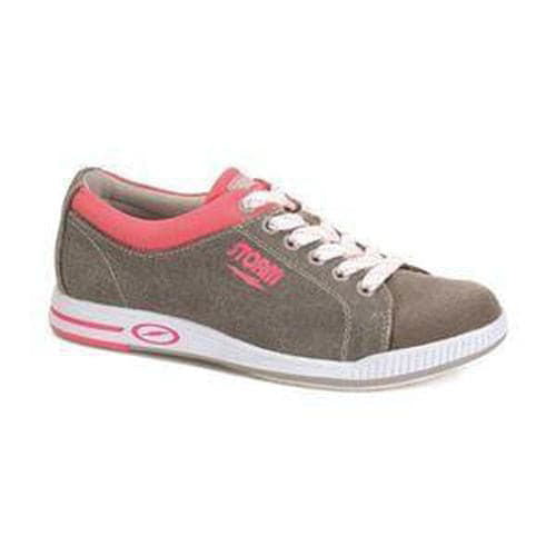 Storm Womens Meadow Grey Pink Bowling Shoes - BowlersParadise.com