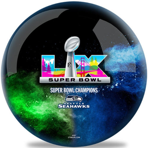 OnTheBallBowling Super Bowl LX Champion Seattle Seahawks Bowling Ball