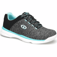 Dexter Womens Elin Grey/Teal Bowling Shoes - BowlersParadise.com