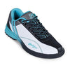 KR Strikeforce Womens Starr White/Black/Teal Left Hand Bowling Shoes - BowlersParadise.com