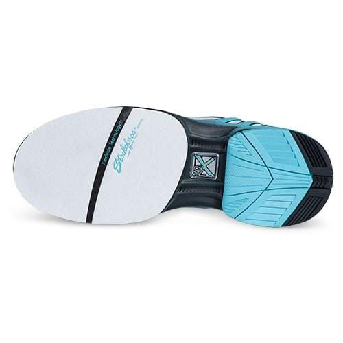 KR Strikeforce Womens Starr White/Black/Teal Right Hand Wide Width Bowling Shoes - BowlersParadise.com