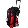 Tenth Frame Deluxe Triple Roller Red Bowling Bags