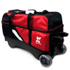 Tenth Frame Deluxe Triple Roller Red Bowling Bags