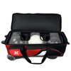 Tenth Frame Deluxe Triple Roller Red Bowling Bags