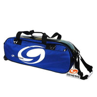 Genesis Sport Triple Roller/Tote Blue Bowling Bag - BowlersParadise.com