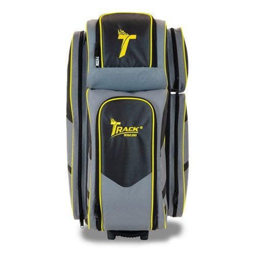 Track Select Triple Roller Grey Yellow Bowling Bag - BowlersParadise.com
