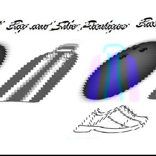 Track Spare Purple Blue Black Bowling Ball - BowlersParadise.com