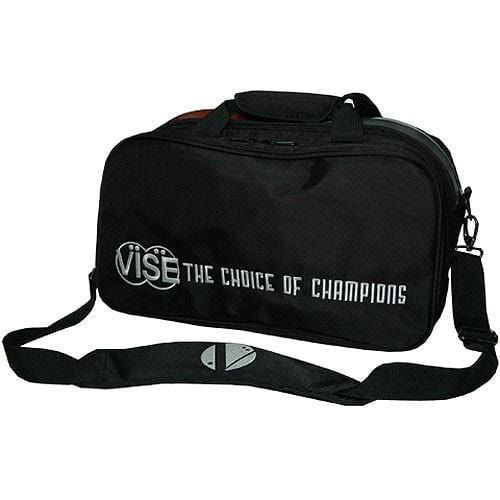 Vise 2 Ball Clear Top Tote Black - BowlersParadise.com