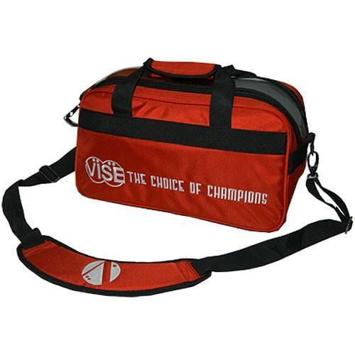 Vise 2 Ball Clear Top Tote Red - BowlersParadise.com