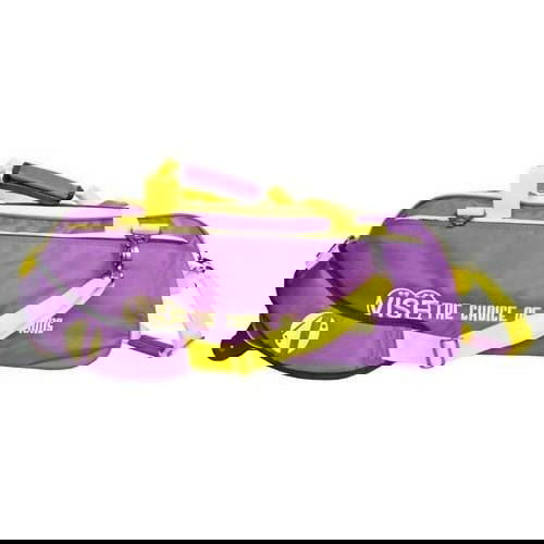 Vise Clear Top 3 Ball Tote Purple Yellow Bowling Bag - BowlersParadise.com