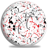 OnTheBallBowling White/Black/Red Splash Bowling Balls