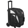 KR Strikeforce Cruiser Double Roller Bowling Bag Black/White - BowlersParadise.com