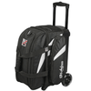 KR Strikeforce Cruiser Double Roller Bowling Bag Black/White - BowlersParadise.com