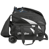 KR Strikeforce Cruiser Double Roller Bowling Bag Black/White - BowlersParadise.com