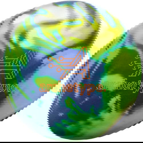 Track Archetype Solid Bowling Ball Navy/Neon Green/White - BowlersParadise.com