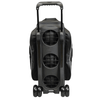 KR Strikeforce Drive Black/White Triple Roller Double Wheel Bowling Bag - BowlersParadise.com