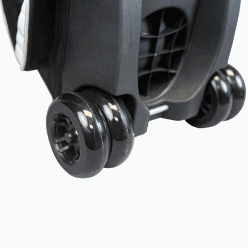 KR Strikeforce Drive Black/White Triple Roller Double Wheel Bowling Ba