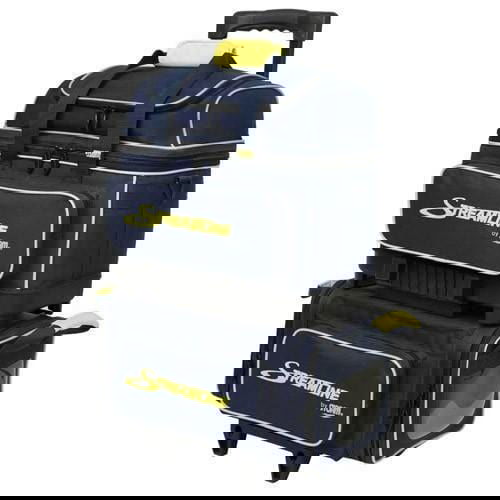 Storm Streamline 4 Ball Roller Navy/Grey/Yellow - BowlersParadise.com