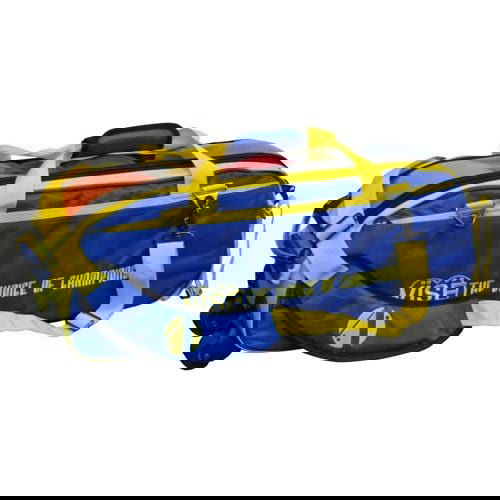 Vise Clear Top 3 Ball Tote Blue/Yellow Bowling Bag - BowlersParadise.com