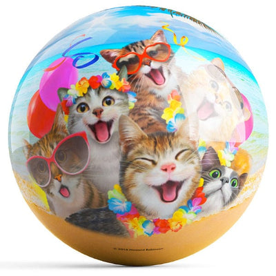 OnTheBallBowling Howard Robinson - Cats Selfie Bowling Ball