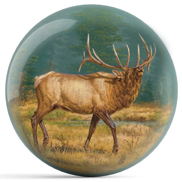 OnTheBallBowling Nature Elk Bowling Ball