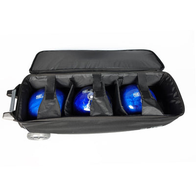 ELITE Basic Triple Roller Bowling Bag Charcoal
