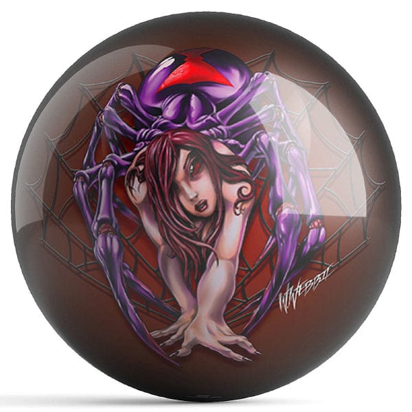 Ontheballbowling Black Widow Bowling Ball by William Webb ll