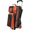 KR Krush Orange Black Triple Roller Bowling Bag.