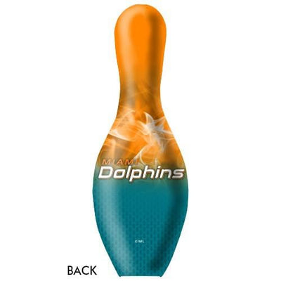 KR Strikeforce NFL on Fire Pin Miami Dolphins Bowling Pin