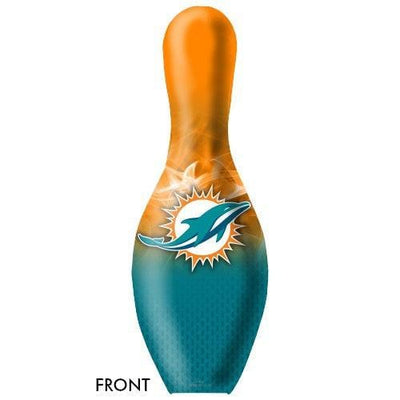 KR Strikeforce NFL on Fire Pin Miami Dolphins Bowling Pin