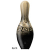KR Strikeforce NFL on Fire Pin New Orleans Saints Bowling Pin