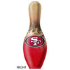 KR Strikeforce NFL on Fire Pin San Francisco 49ers Bowling Pin
