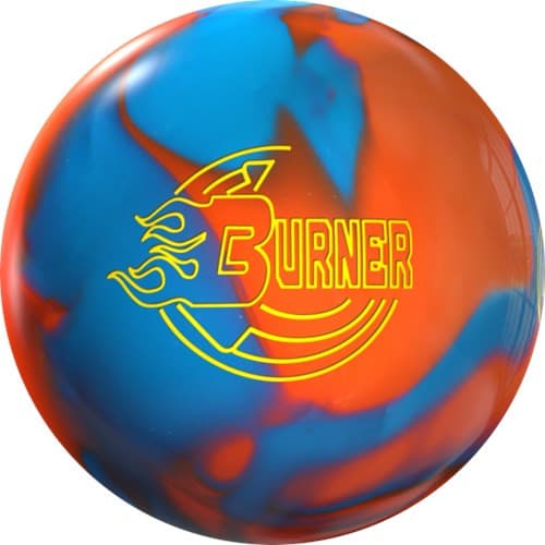 900Global Burner Solid Orange/Teal Bowling Ball.