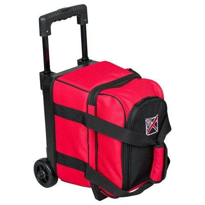 KR Strikeforce Hybrid Black Red Single Roller Bowling Bag.
