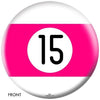 OnTheBallBowling Billiards Bowling Ball Pink Stripe 15 Ball