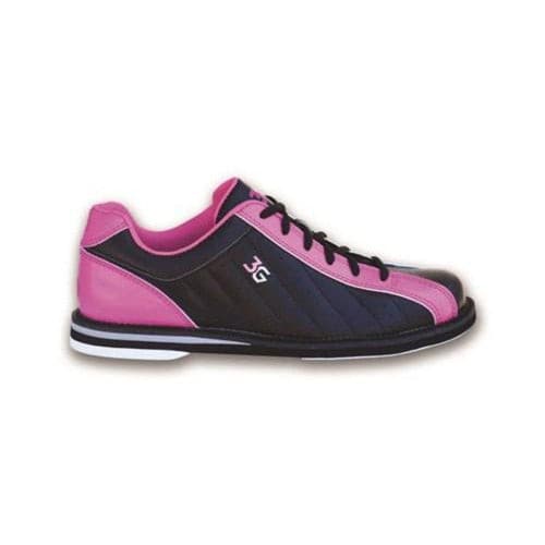 3G Womens Kicks Black Pink Bowling Shoes-Bowling Shoe