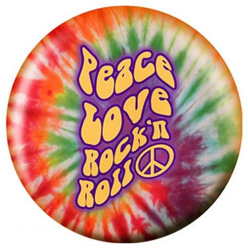 OnTheBallBowling Peace, Love, Rock 'n Roll Bowling Ball