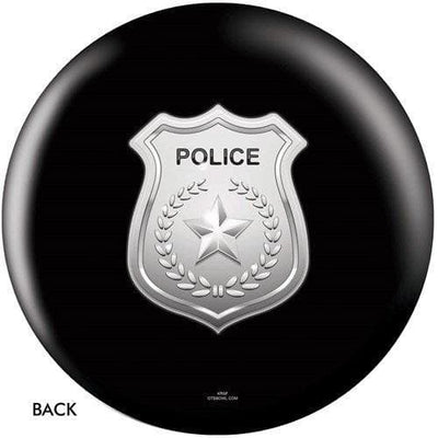 OnTheBallBowling Police Dept Shield Black Bowling Ball-Bowling Ball