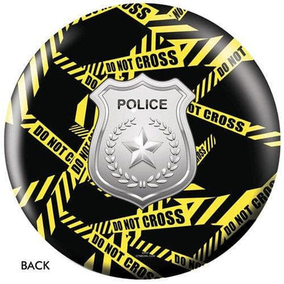 OnTheBallBowling Police Dept Yellow Tape Bowling Ball-Bowling Ball