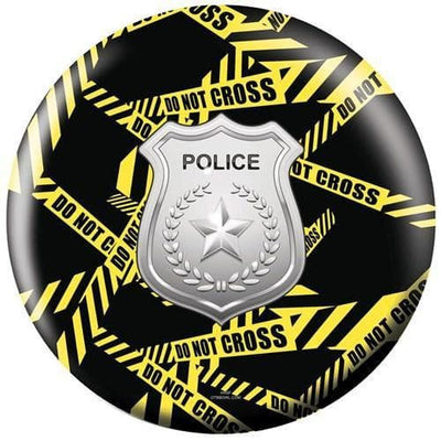 OnTheBallBowling Police Dept Yellow Tape Bowling Ball-Bowling Ball