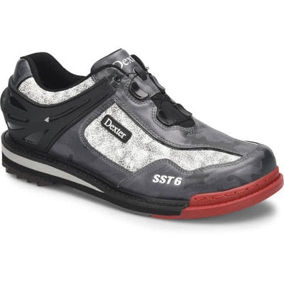 Dexter Mens SST 6 Hybrid BOA Grey Camo/Multi Right Hand Bowling Shoes.