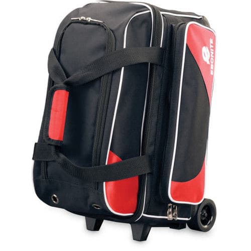 Ebonite Transport Double Roller Red Bowling Bag.