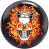 Brunswick Flaming Skull Viz-A-Ball Bowling Ball.