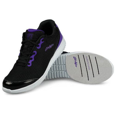 KR Strikeforce Glitz Black/Purple Women's Bowling Shoe.