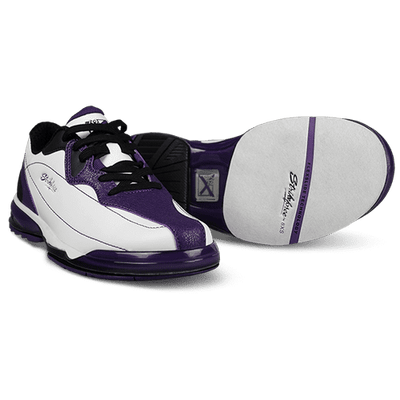 KR Strikeforce Dream White/Purple Right Hand High Performance Women's Bowling Shoe.